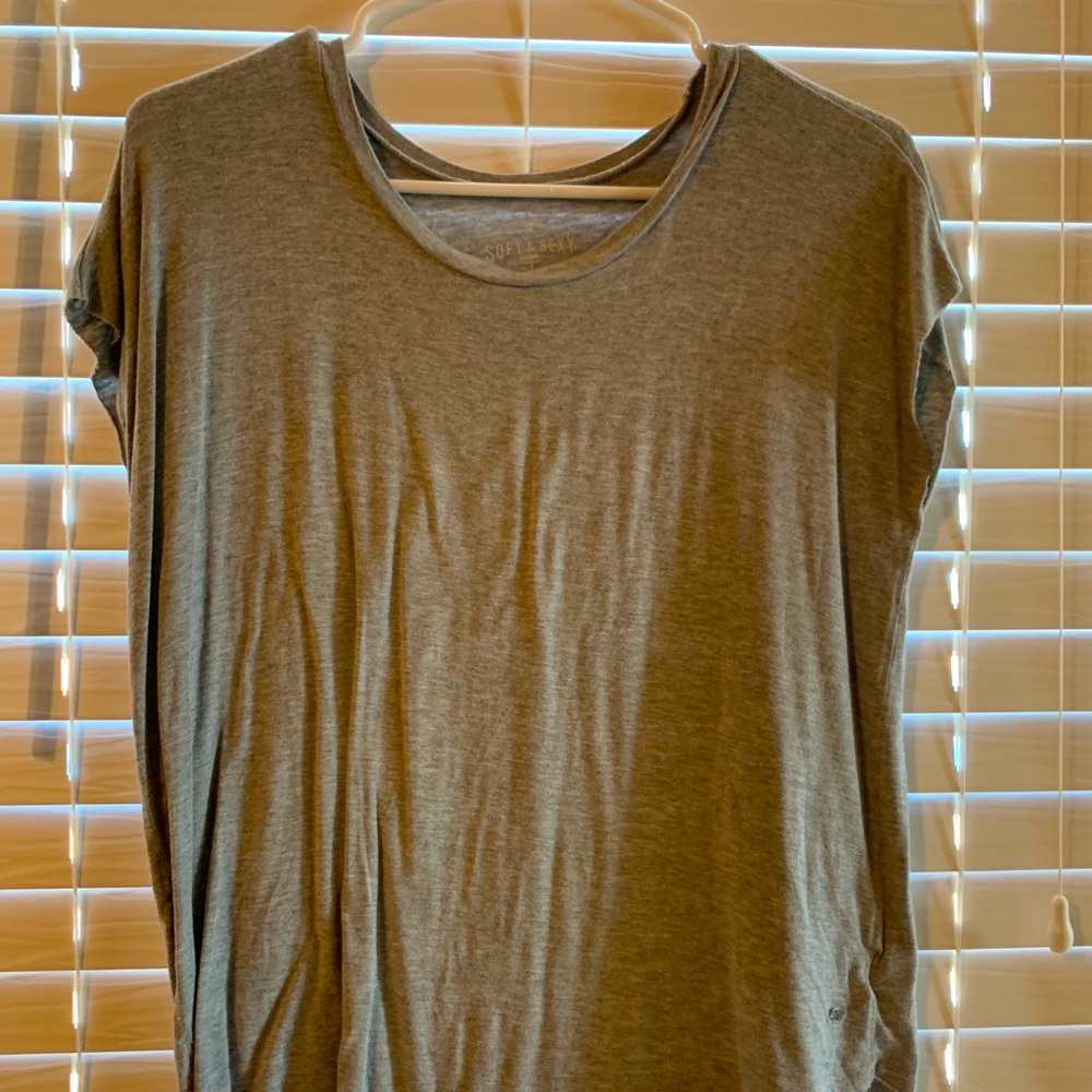 Grey oversized shirt